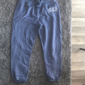 Blue sweatpants